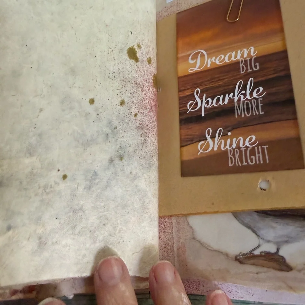 Handmade Junk Journal Mixed Media 6 x 9 84 Pages
